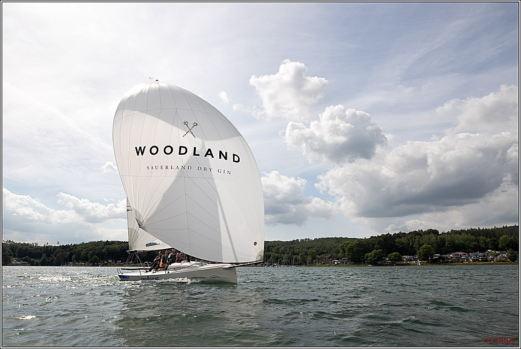 J70 - WOODLAND, 12.06.2021 Segelboot; Segeln; Woodland; Spinnaker; J70; Sorpesee; Sauerland